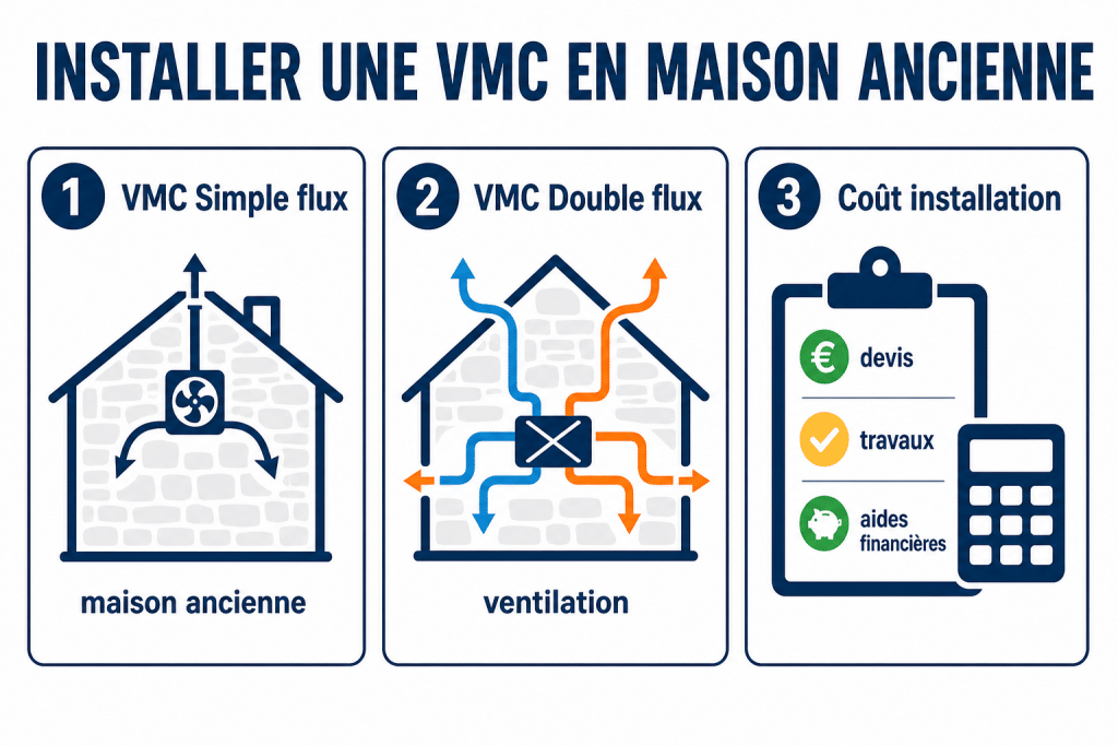 Installer une vmc en maison ancienne