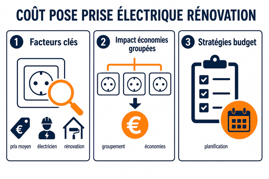 Coût pose prise électrique rénovation