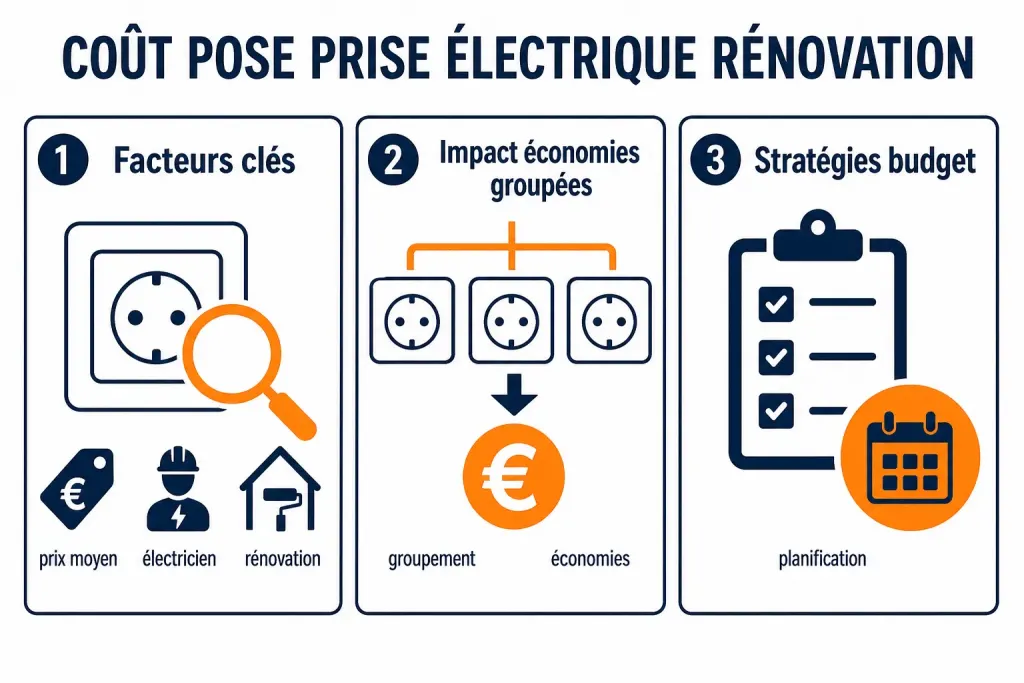 Coût pose prise électrique rénovation