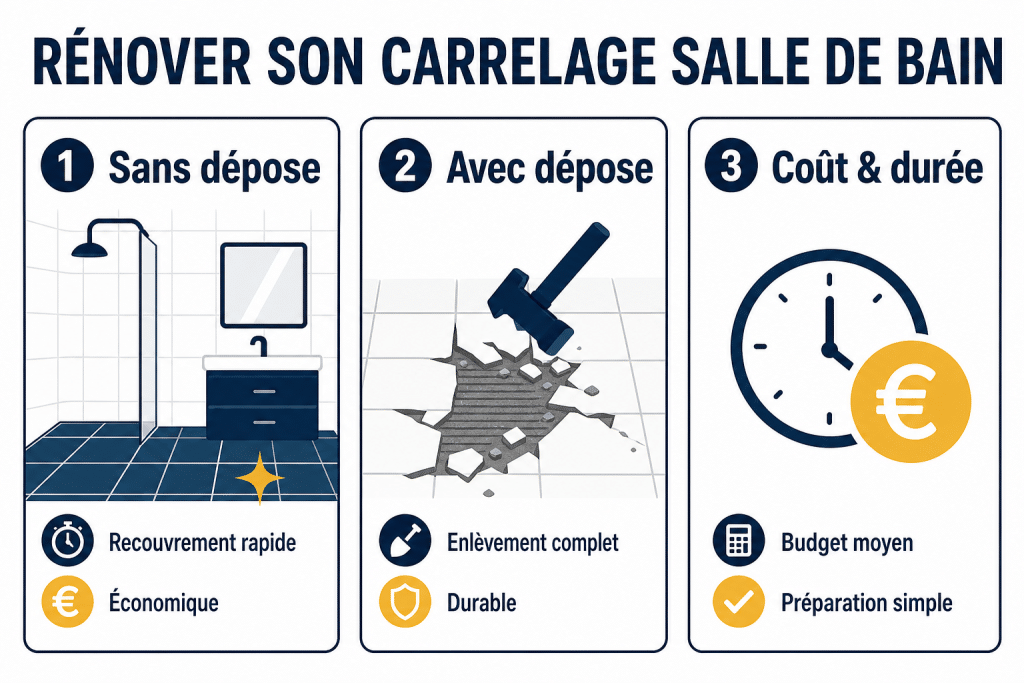 Rénover son carrelage salle de bain