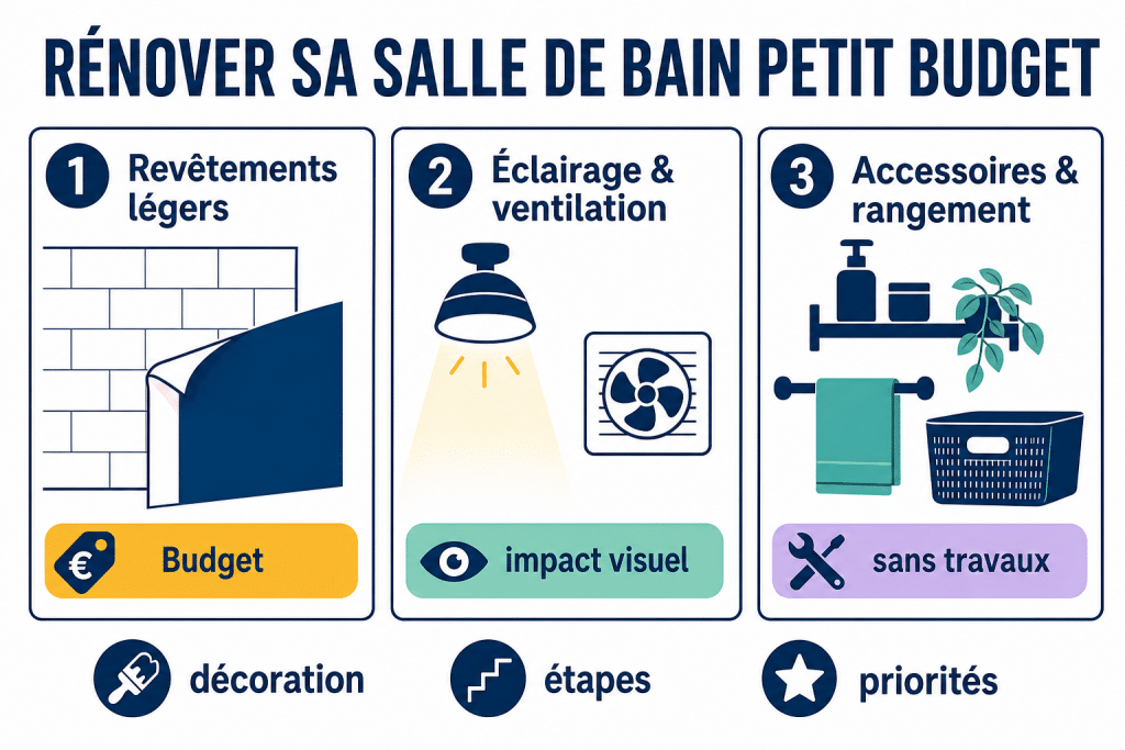 Rénover sa salle de bain petit budget
