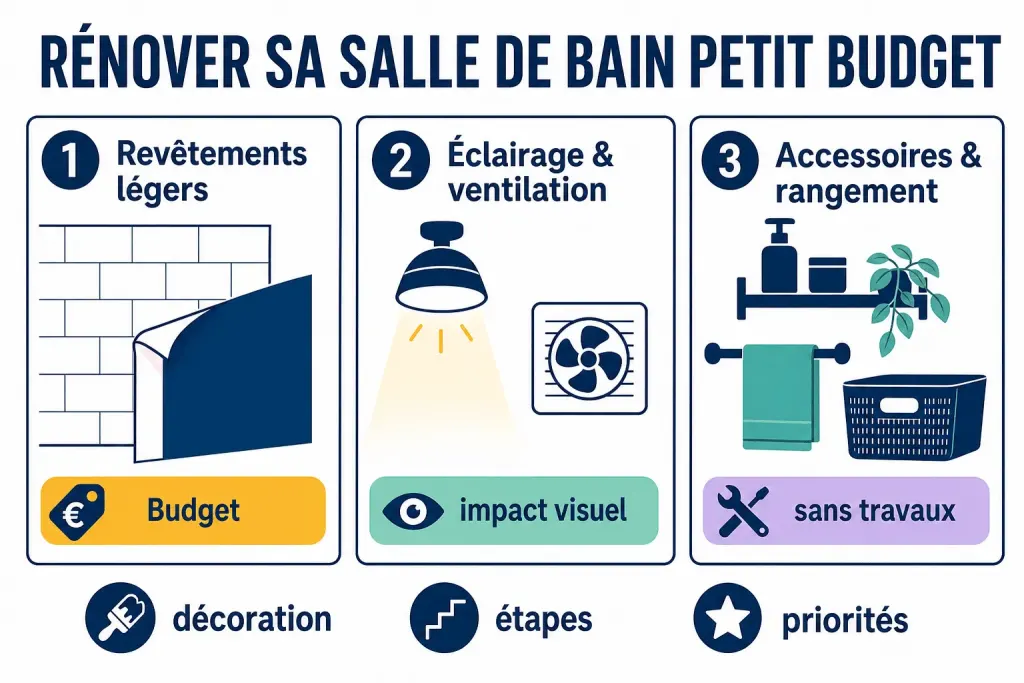 Rénover sa salle de bain petit budget